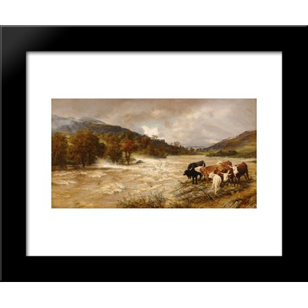 The Flood 20x24 Framed Art Print by Henry William Banks Davis