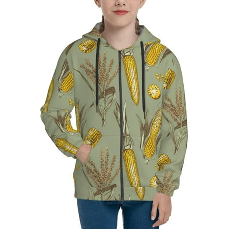 Hoodies for Women Cartoon Corn and Wheat Long Sleeve Sweatshirt Drawstring Zip Up Hoodie with Pockets Teen Girl Clothes
Hoodies for Women Cartoon Corn and Wheat Long Sleeve Sweatshirt Drawstring Zip Up Hoodie with Pockets Teen Girl Clothes