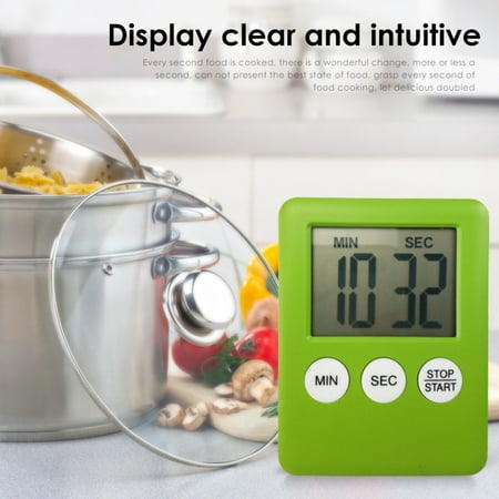 Hexiuwan Cooking Timer Practical Smooth Surface ABS LCD Screen Magnetic Baking Reminder for Kitchen
Hexiuwan Cooking Timer Practical Smooth Surface ABS LCD Screen Magnetic Baking Reminder for Kitchen