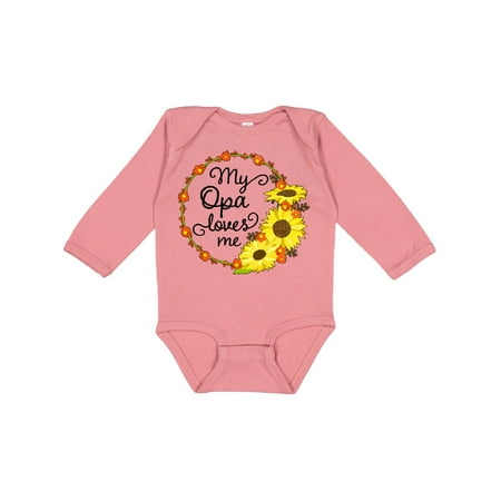 Inktastic My Opa Loves Me with Sunflower Wreath Gift Baby Boy or Baby Girl Long Sleeve Bodysuit
Inktastic My Opa Loves Me with Sunflower Wreath Gift Baby Boy or Baby Girl Long Sleeve Bodysuit