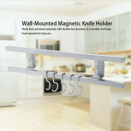 EBTOOLS 30cm / 40cm Wall Mount Magnetic Knife Scissor Rack Holder Storage Double Bar Shelf Kitchen Tools
EBTOOLS 30cm / 40cm Wall Mount Magnetic Knife Scissor Rack Holder Storage Double Bar Shelf Kitchen Tools