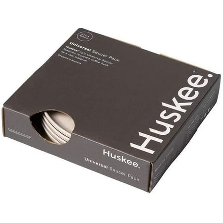 Huskee Cup Universal Saucers (Natural 4 pack)