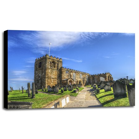 Church 4-STEWAL119391 Print 13.25"x20" by Stephen Walton in a Canvas Stretched on 3/4" Bars
