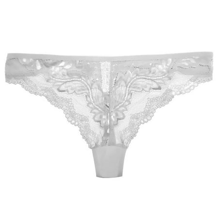Miayilima Panties For Women Solid Color Lace Elastic Hollow Lmprintless Low Rise G String Underpants Size M
Miayilima Panties For Women Solid Color Lace Elastic Hollow Lmprintless Low Rise G String Underpants Size M