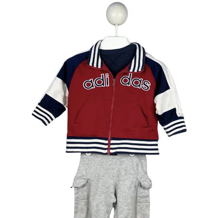 Pre-Owned My Little Outfit Long Sleeve Onesie Jacket and Pants 6-12 Months