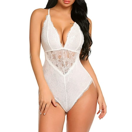 Gyouwnll Sleepwear For Womens Pajamas For Women Ladies Lingerie Fashion Lace Bodysuit Deep V One Piece Lace Babydoll
Gyouwnll Sleepwear For Womens Pajamas For Women Ladies Lingerie Fashion Lace Bodysuit Deep V One Piece Lace Babydoll