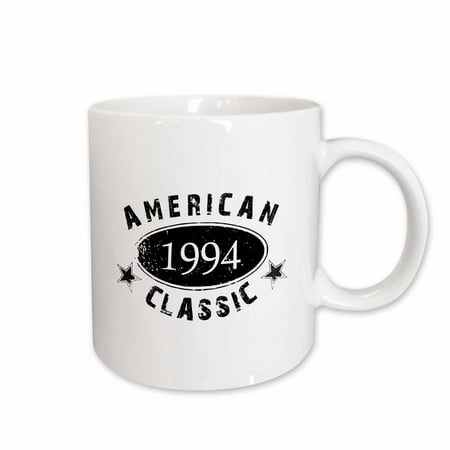 3dRose 1994 American Classic - Personalized Birth Year Birthday gift - black grunge vintage look - funny Ceramic Mug 11-ounce
3dRose 1994 American Classic - Personalized Birth Year Birthday gift - black grunge vintage look - funny Ceramic Mug 11-ounce