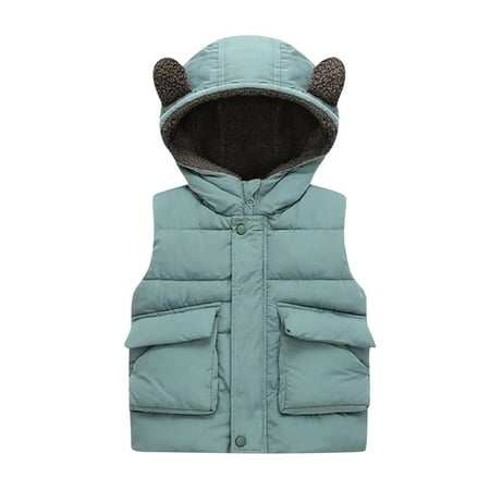 Lovskoo 3-8Y Toddler Baby Boys Girls Winter Coats Toddler Bear Hoods Sleeveless Down Jacket Infant Kids Light Puffer Padded Outwear Light Blue
Lovskoo 3-8Y Toddler Baby Boys Girls Winter Coats Toddler Bear Hoods Sleeveless Down Jacket Infant Kids Light Puffer Padded Outwear Light Blue