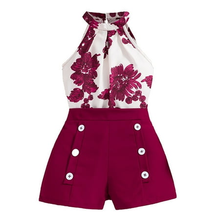 Toddler Girls Summer Sleeveless Floral Prints Tops and Shorts 2PCS Outfits Clothes Set for Children Clothes Cute Pants for Teens Girls for 3 Month Old Girl Cute Fall Outfits for Teen Girls Checke
Toddler Girls Summer Sleeveless Floral Prints Tops and Shorts 2PCS Outfits Clothes Set for Children Clothes Cute Pants for Teens Girls for 3 Month Old Girl Cute Fall Outfits for Teen Girls Checke