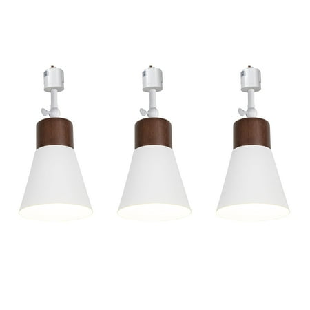 KAYYELAMP Set of Three Walnut Base White Metal Shade H-Type Adjusted Angle Rotated Degree Track Light Vintage Design for Kitchen Corridor(No Bulb Track)
KAYYELAMP Set of Three Walnut Base White Metal Shade H-Type Adjusted Angle Rotated Degree Track Light Vintage Design for Kitchen Corridor(No Bulb Track)