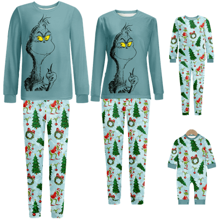 Matching Family Christmas Pajamas Set Cartoon Monster Print Sizes Baby-Kids-Adult-Pet 2-Piece Top and Pants Bodysuits Clothes Pajamas Set
Matching Family Christmas Pajamas Set Cartoon Monster Print Sizes Baby-Kids-Adult-Pet 2-Piece Top and Pants Bodysuits Clothes Pajamas Set