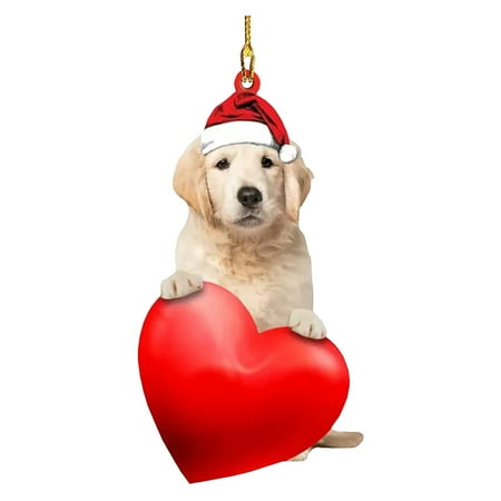 BNisBM Dog Heart Ornament Ornament Christmas Tree Ornament Christmas Decoration Gifts Son Daughter Car Ornament Hanging Breakthrough
BNisBM Dog Heart Ornament Ornament Christmas Tree Ornament Christmas Decoration Gifts Son Daughter Car Ornament Hanging Breakthrough