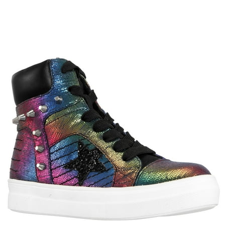 KIDPIK Girls Glitter Star High Top Sneaker Size: 3 Youth - 5 Youth 
KIDPIK Girls Glitter Star High Top Sneaker Size: 3 Youth - 5 Youth