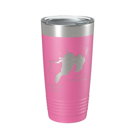 Channel Lake Catherine Lake Map Tumbler Travel Mug Insulated Laser Engraved Coffee Cup Illinois 20 oz Pink
Channel Lake Catherine Lake Map Tumbler Travel Mug Insulated Laser Engraved Coffee Cup Illinois 20 oz Pink
