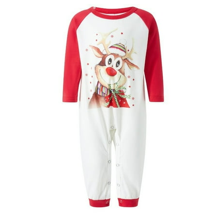 Uorcsa Cute Print Two-piece Comfy Baby Home Warm Christmas Pajamas Parent-child clothing Red
Uorcsa Cute Print Two-piece Comfy Baby Home Warm Christmas Pajamas Parent-child clothing Red