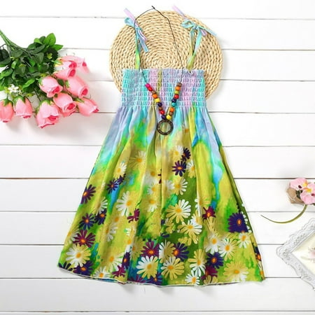Fidelma Girls Dress&Skirt Infant Kids Girls Baby Clothes Vestidos Floral Bohemian Beach Straps Dress Green-140
Fidelma Girls Dress&Skirt Infant Kids Girls Baby Clothes Vestidos Floral Bohemian Beach Straps Dress Green-140