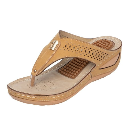 Vedolay Sandals Women Women Flip Flops Sandals For Women With Arch Support For Comfortable Walk Summer Wedge Sandals Women(Yellow 8.5)
Vedolay Sandals Women Women Flip Flops Sandals For Women With Arch Support For Comfortable Walk Summer Wedge Sandals Women(Yellow 8.5)
