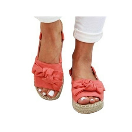 Ritualay Ladies Wedge Sandals Women Platform Sandals Peep Toe Espadrilles Sandals Summer Casual Sandals Anti Slip Sandal Shoes Street Beach Thick Sole Casual Shoe Pink 4.5
Ritualay Ladies Wedge Sandals Women Platform Sandals Peep Toe Espadrilles Sandals Summer Casual Sandals Anti Slip Sandal Shoes Street Beach Thick Sole Casual Shoe Pink 4.5