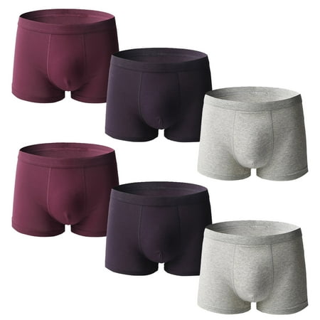 BIZIZA 6 Pcs Soft Male Breathable Trunks for Men Comfort Briefs Pouch Stretch Underwear white Deep Red purple XXXXXXL
BIZIZA 6 Pcs Soft Male Breathable Trunks for Men Comfort Briefs Pouch Stretch Underwear white Deep Red purple XXXXXXL