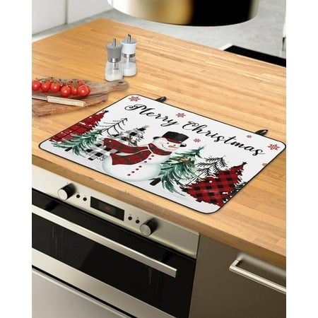 Christmas Snowman Stove Top Covers for Electric Stove Heat Insulation Fireproof Glass Cooktop Cover Counter Top Glass Stove Cover for Prevent Scratches 31 x24 Winter Snowflake Xmas Tree Plaid
Christmas Snowman Stove Top Covers for Electric Stove Heat Insulation Fireproof Glass Cooktop Cover Counter Top Glass Stove Cover for Prevent Scratches 31 x24 Winter Snowflake Xmas Tree Plaid