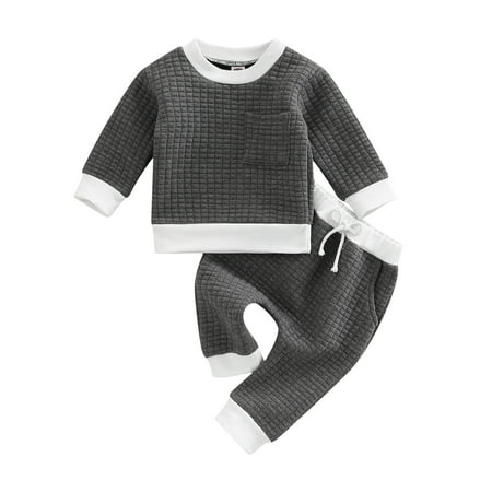 Meihuida Newborn Baby Clothes 2Pcs Set Plaid Jacquard Contrast Long Sleeve Sweatshirt Long Pants
Meihuida Newborn Baby Clothes 2Pcs Set Plaid Jacquard Contrast Long Sleeve Sweatshirt Long Pants