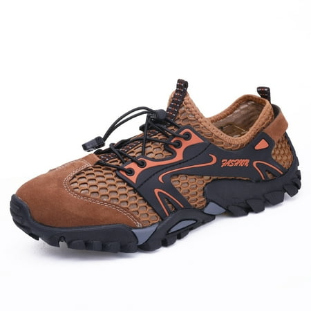 Men s Plus Size Shoes Outdoor Breathable Wading Creek Shoes Hiking Shoes