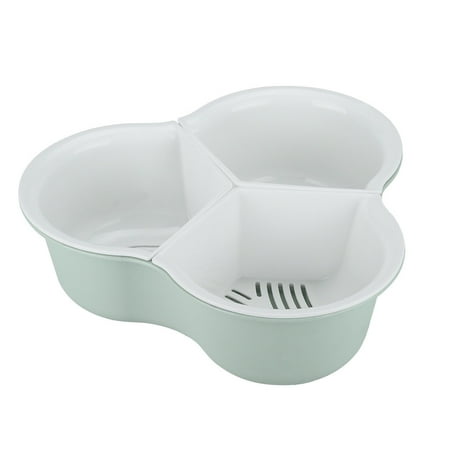 TANGNADE Kitchen Supplies Multifunctional Removable Double-Layer Draining Basket Vegetable Fruit Basket Drain Rack Blue
TANGNADE Kitchen Supplies Multifunctional Removable Double-Layer Draining Basket Vegetable Fruit Basket Drain Rack Blue