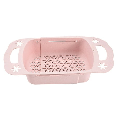 Kitchen Sink Storage Rack Scalable Drain Basket Vegetable and Fruit Holder Dish Washing Basket (Pink)
Kitchen Sink Storage Rack Scalable Drain Basket Vegetable and Fruit Holder Dish Washing Basket (Pink)