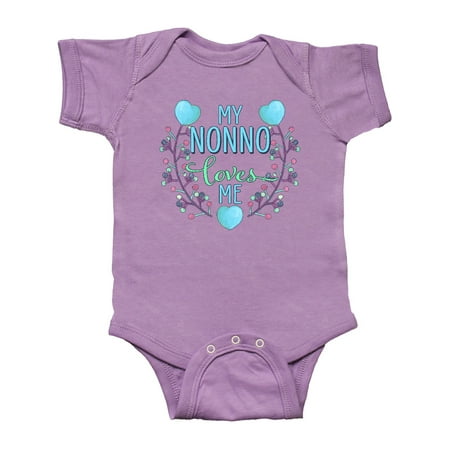 Inktastic My Nonno Loves Me with Flowers and Hearts Gift Baby Boy or Baby Girl Bodysuit
Inktastic My Nonno Loves Me with Flowers and Hearts Gift Baby Boy or Baby Girl Bodysuit