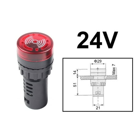 Flash & Active Buzzer Alarm 3 Colour & 3 Volts AD16-16SM Units Great Buy