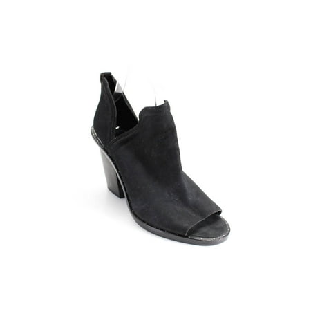 Pre-owned|Mercer Edit Womens Suede Fade Out Ankle Boots Black Size 10 Medium