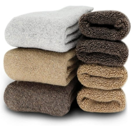 QWZNDZGR 3Pack Mens Super Thick Wool Warm Socks - Soft Comfort Casual Crew Winter Socks
QWZNDZGR 3Pack Mens Super Thick Wool Warm Socks - Soft Comfort Casual Crew Winter Socks