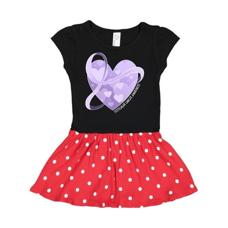Inktastic Testicular Cancer Awareness Orchid Ribbon Around Heart Gift Toddler Girl Dress
Inktastic Testicular Cancer Awareness Orchid Ribbon Around Heart Gift Toddler Girl Dress