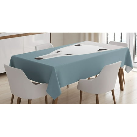 Polar Bear Tablecloth Artistic Flat Design Polar Bear Head Image Predator Mammal Rectangular Table Cover for Dining Room Kitchen 60 X 84 Inches Eggshell White and Blue Grey by Ambesonne
Polar Bear Tablecloth Artistic Flat Design Polar Bear Head Image Predator Mammal Rectangular Table Cover for Dining Room Kitchen 60 X 84 Inches Eggshell White and Blue Grey by Ambesonne