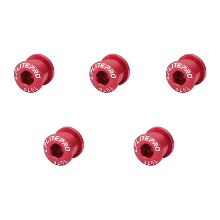 5PCS Single Chainwheel Screws 6.5mm MTB Bike Sprocket Chainring Bolts