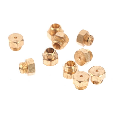 (0.7mm)10 PCS M5*0.75 LPG/NG Gas Water Heater Nozzle jet 0.7mm 1.0mm
