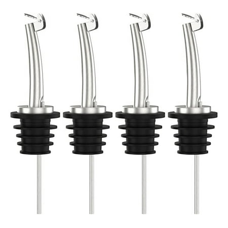 Yoone 4Pcs Wine Pourers Multi-purpose Reusable Leakproof Food Grade Easy Clean Liquor Pouring Device with Cap Oil Spout Liquor Bottle Pourers Bar Accessories
Yoone 4Pcs Wine Pourers Multi-purpose Reusable Leakproof Food Grade Easy Clean Liquor Pouring Device with Cap Oil Spout Liquor Bottle Pourers Bar Accessories