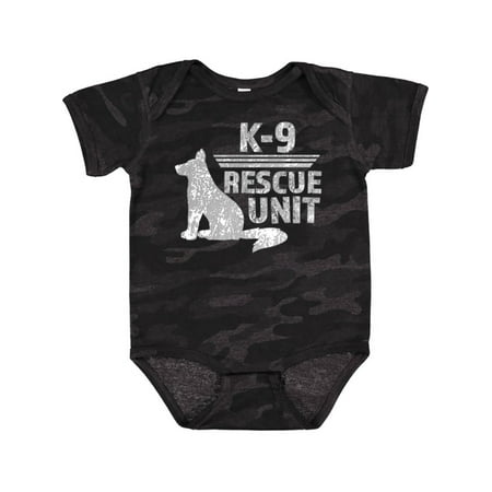 Inktastic German Shepard K-9 Rescue Unit Gift Baby Boy or Baby Girl Bodysuit