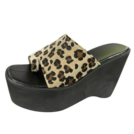 nsendm Clog Sandals for Women Closed Toe Ladies Fashion Leopard Print Clip Toe Wedge Sandals for Women Size 10.5 Wide Khaki 8
nsendm Clog Sandals for Women Closed Toe Ladies Fashion Leopard Print Clip Toe Wedge Sandals for Women Size 10.5 Wide Khaki 8