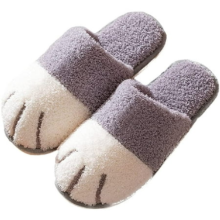 PIKADINGNIS Cute women s cat paw plush slippers winter soft and warm indoor slippers home slippers
PIKADINGNIS Cute women s cat paw plush slippers winter soft and warm indoor slippers home slippers