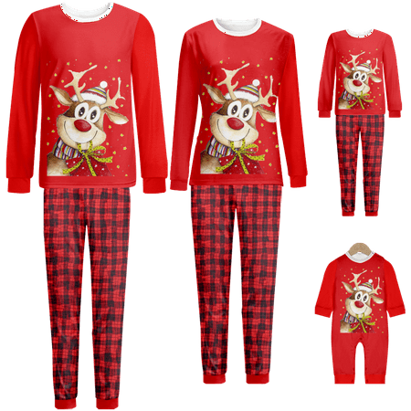 Holiday Family Matching Christmas Pajamas Sets Merry Christmas Print Sizes Baby-Kids-Adult-Pet 2 Pieces Top and Pants Bodysuits Pajamas Sets
Holiday Family Matching Christmas Pajamas Sets Merry Christmas Print Sizes Baby-Kids-Adult-Pet 2 Pieces Top and Pants Bodysuits Pajamas Sets