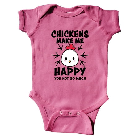 Inktastic Chickens Make Me Happy You Not So Much Gift Baby Boy or Baby Girl Bodysuit
Inktastic Chickens Make Me Happy You Not So Much Gift Baby Boy or Baby Girl Bodysuit