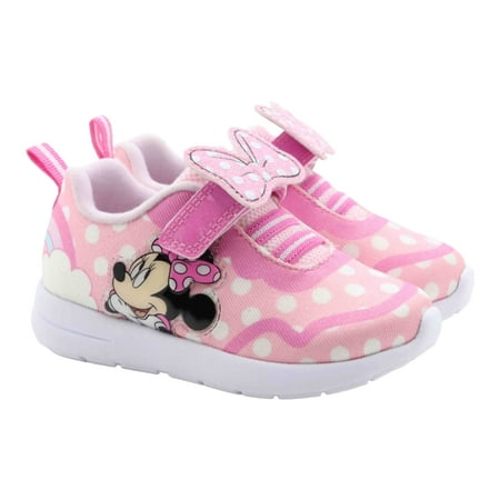 Disney Minnie Mouse Girl s Lighted Athletic Sneaker (Toddler/Little Kid)