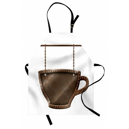 Coffee Apron Old Rusty Cup Hanging Signboard on Chains Grungy Rough Looking Mug Caffeine Drink Unisex Kitchen Bib with Adjustable Neck for Cooking Gardening Adult Size Umber White by Ambesonne
Coffee Apron Old Rusty Cup Hanging Signboard on Chains Grungy Rough Looking Mug Caffeine Drink Unisex Kitchen Bib with Adjustable Neck for Cooking Gardening Adult Size Umber White by Ambesonne