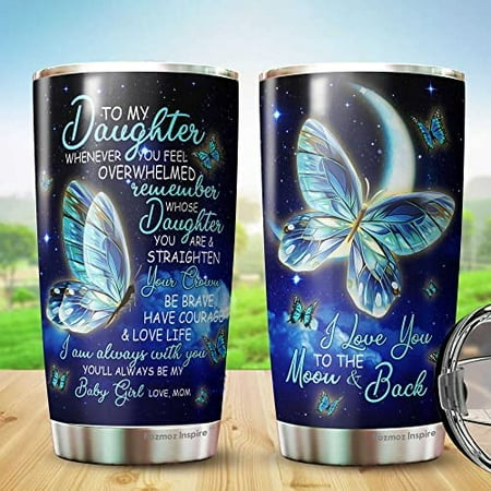 Gifts For Daughter - Daughter Birthday Gift Ideas - To My Daughter Tumbler 20oz - Gifts for Daughter From Mom - Daughter Tumbler - Butterfly Tumbler For Daughter - Best Daughter Tumbler From Mom
Gifts For Daughter - Daughter Birthday Gift Ideas - To My Daughter Tumbler 20oz - Gifts for Daughter From Mom - Daughter Tumbler - Butterfly Tumbler For Daughter - Best Daughter Tumbler From Mom