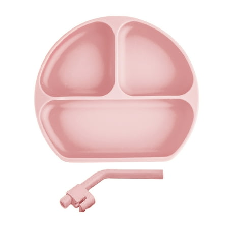 Warkul Baby Suction Plate with Straw 3 Compartments Strong Suction Cup Anti-overturn Food Grade Dinnerware Anti-slip Silicone Toddlers Feeder Dish Kitchen Supplies
Warkul Baby Suction Plate with Straw 3 Compartments Strong Suction Cup Anti-overturn Food Grade Dinnerware Anti-slip Silicone Toddlers Feeder Dish Kitchen Supplies