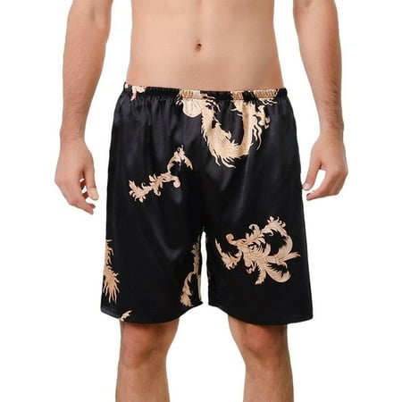 Sales Promotion!Mens Nightgown New Summer Imitation Silk Loose Pants Pyjama Comfortable Male Sleep Bottoms Home Beach Party Shorts Pajamas Black Dragon XL
Sales Promotion!Mens Nightgown New Summer Imitation Silk Loose Pants Pyjama Comfortable Male Sleep Bottoms Home Beach Party Shorts Pajamas Black Dragon XL