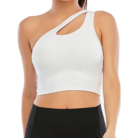 SHCKE One Shoulder Sports Bra for Women Breathable Mesh Yoga Bras One Strap Crop Top Sexy Cute Medium Support Workout Bras
SHCKE One Shoulder Sports Bra for Women Breathable Mesh Yoga Bras One Strap Crop Top Sexy Cute Medium Support Workout Bras