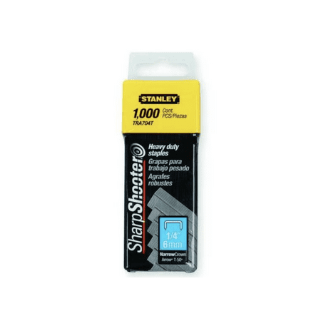 27/64 x 1/4 Heavy Duty Narrow Crown SharpShooter Staples 1000 pk.