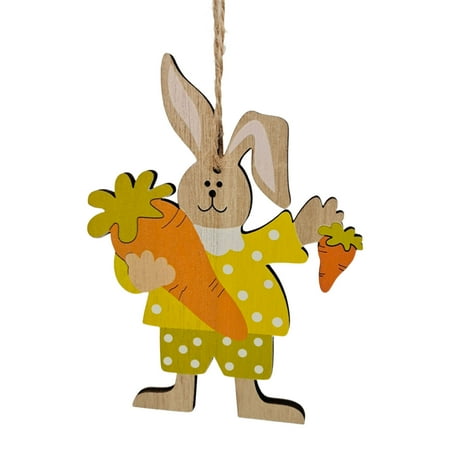 Hadanceo Easter Day Rabbit Pendant Hanging Hole with String Long Ears Bunny Decoration Easter Day Gift
Hadanceo Easter Day Rabbit Pendant Hanging Hole with String Long Ears Bunny Decoration Easter Day Gift